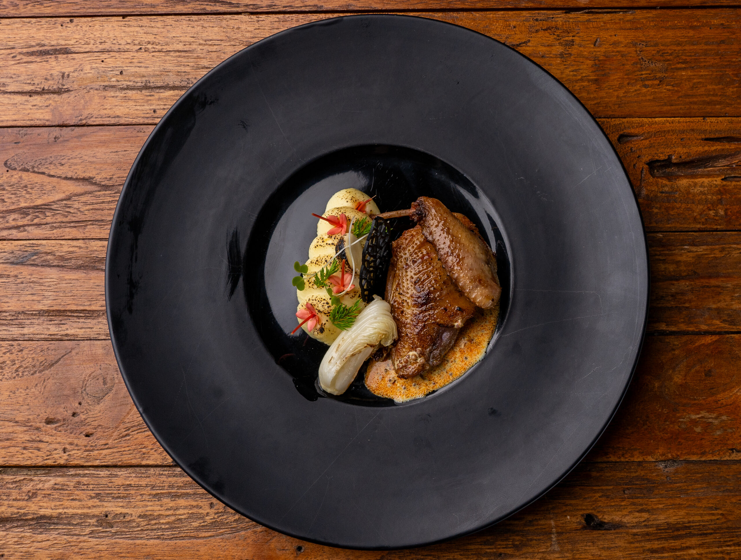 Gourmet wellness cuisine meals at Santani