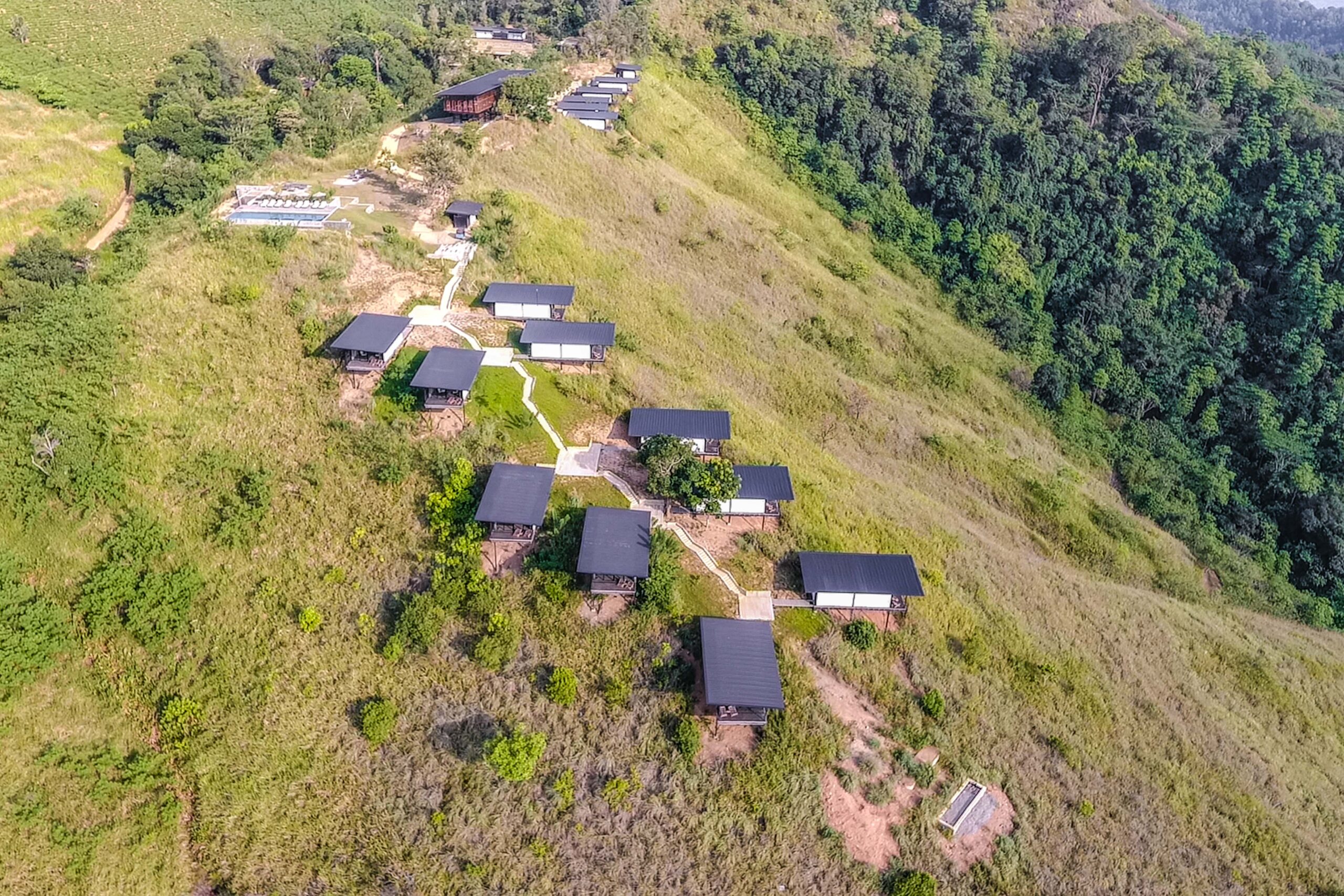 View of Santani, one of the best eco-friendly resorts in the world