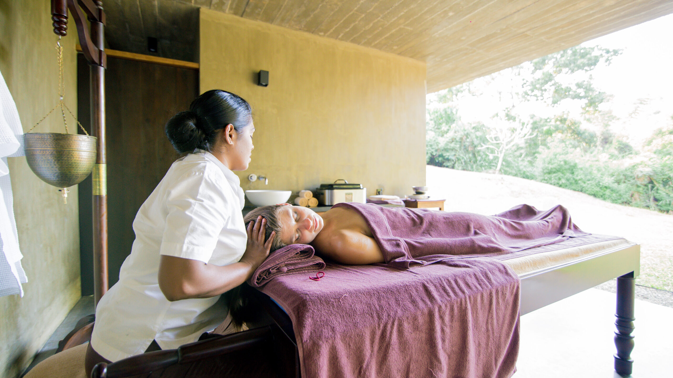 Spa treatments at Santani, a luxury spa in Sri Lanka