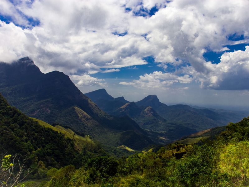 Mountain views from resorts in kandy