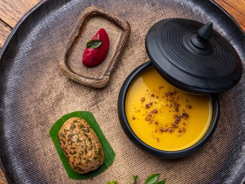 Mindful meals for a holisitic ayurveda detox approach to gut health at Santani Wellness Kandy